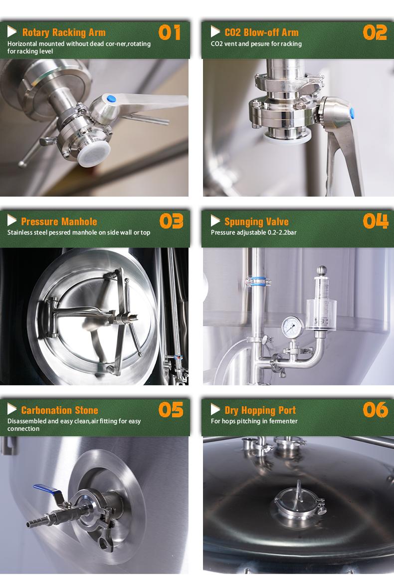 25hl Jacketed conical fermenter